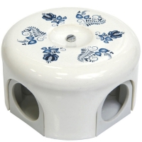 Нажмите для увеличения Ретро коробка Lindas, цвет гжель, 90 мм