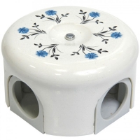 Нажмите для увеличения Ретро коробка Lindas, васильки, 90 мм