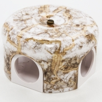 Нажмите для увеличения Ретро коробка Lindas, цвет мрамор, 78 мм