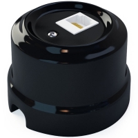 Нажмите для увеличения Розетка компьютерная RJ-45, цвет черный Lindas