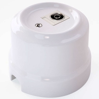 Нажмите для увеличения Розетка Lindas TV, цвет белый