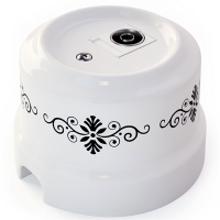 Нажмите для увеличения Розетка Lindas TV, черный узор