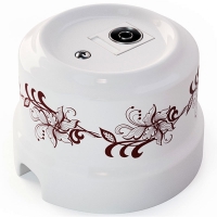 Нажмите для увеличения Розетка Lindas TV, коричневый узор