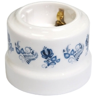 Нажмите для увеличения Ретро розетка Lindas, цвет гжель