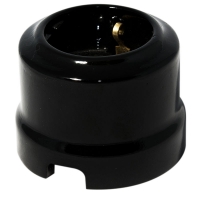 Нажмите для увеличения Ретро розетка Lindas, цвет черный