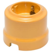 Нажмите для увеличения Ретро розетка Lindas, цвет золотистая охра