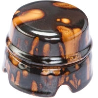 Нажмите для увеличения Ретро коробка распределительная, фарфоровая, Salvador BOX2EX, D85мм, экзотик