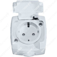 Нажмите для увеличения РОНДО IP44 Розетка О/У  брызгозащитная