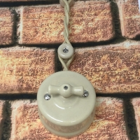 Нажмите для увеличения Выключатель двухклавишный classic Царский Стиль , Слоновая кость