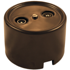 Нажмите для увеличения Розетка R/TV-SAT оконечная/фарфор В1-305-02, коричневая