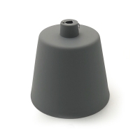 Нажмите для увеличения Балдахин для подвеса светильника пластиковый. Цвет: титан