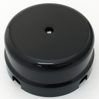 Нажмите для увеличения Коробка распределительная D90*H45мм, пластик серии Дежавю RS 77739-03, о/у, цвет Чёрный