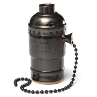 Нажмите для увеличения Ретро патрон ASR Black Switch RS-93 , материал: алюминий, цвет: черный, с цепочкой