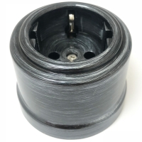 Нажмите для увеличения Розетка пластик Bironi В1-101-11 з/к, цвет Серебряный Век