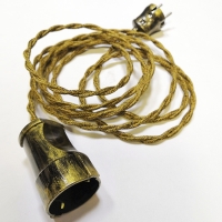 Нажмите для увеличения Удлинитель "Дежавю", Бронза (провод в оплетке 3м бронза микс 1)