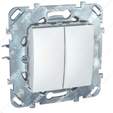 Нажмите для увеличения Unica Выключатель 2-кл. (сх.5) U5.221.18Z / M